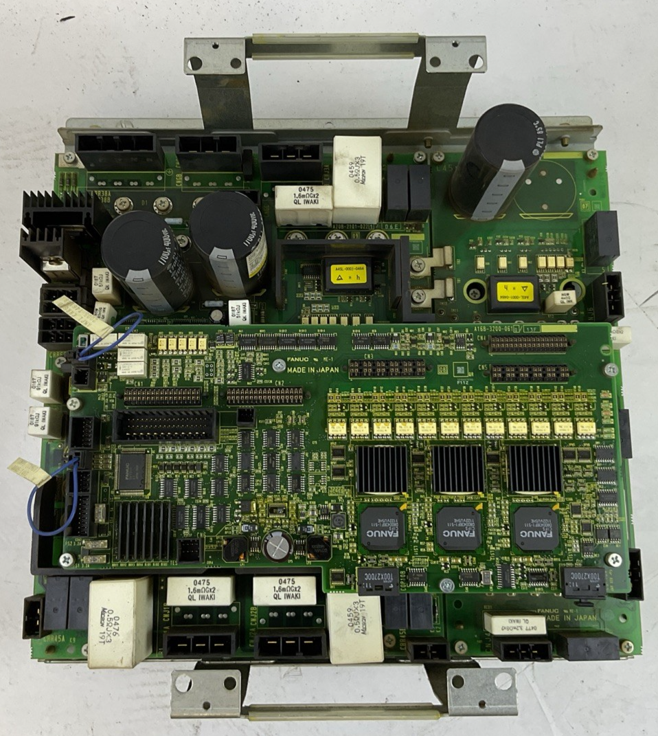 FANUC A06B-6107-H002 AC SERVO AMPLIFIER A20B-2101-0230/06C A16B-3200-0610/13F