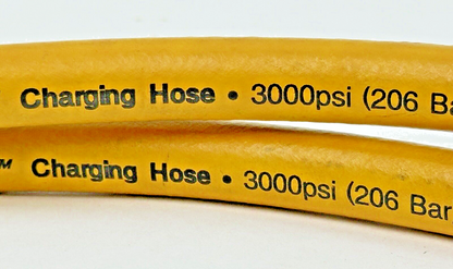 YELLOW JACKET - PLUS II 60" 1/4" CHARGING HOSE - YELLOW - 3000 PSI / 600 PSI