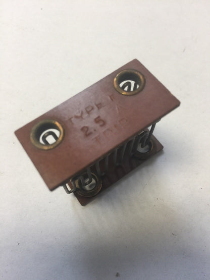 FEDERAL TYPE F HEATERS TRIP RATING 2.5 AMPS