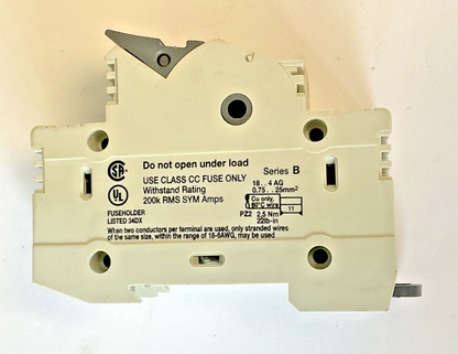 ALLEN BRADLEY 1492-FB2C30-L FUSE HOLDER 30A 600V SER.B
