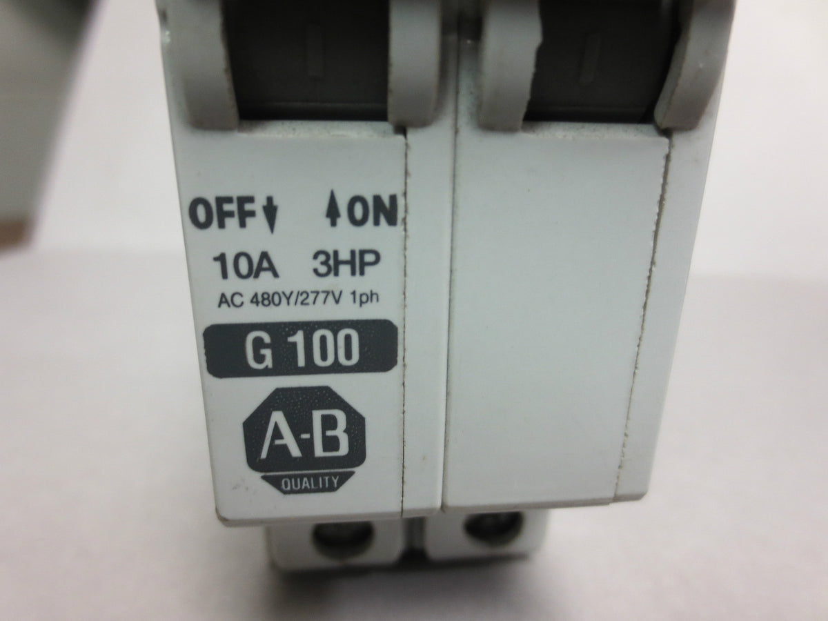 ALLEN-BRADLEY 1492-CB2 Ser. C - 2-POLE CIRCUIT BREAKER, 10A, 3HP