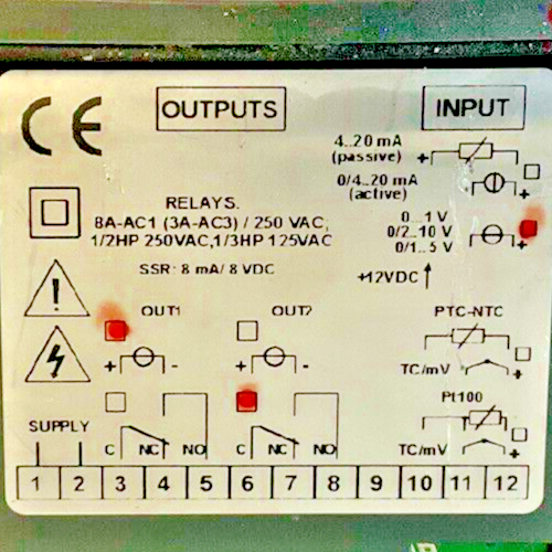 ASCON TECHOLOGIC K39 DISPLAY CONTROLLER K39T FVCR----Q--UK 12VAC/VDC
