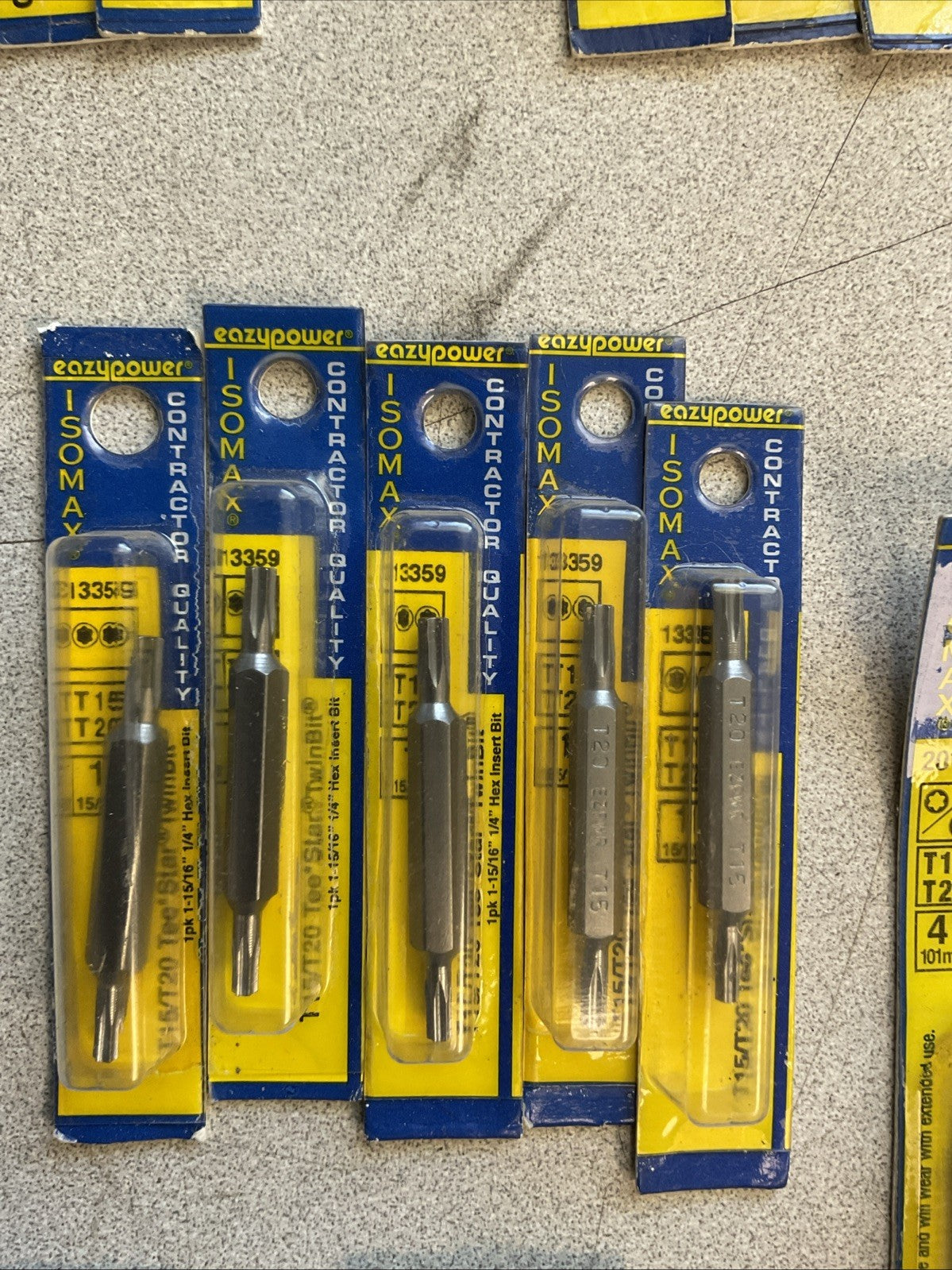 EAZYPOWER ISOMAX CONTRACTOR QUALITY TEE STAR BIT LOT