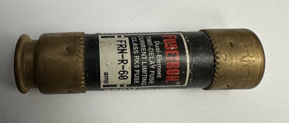 BUSSMANN FUSETRON DUAL ELEMENT TIME DELAY FUSE FRN-R-60 250V LOT OF 4