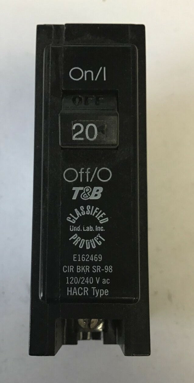 THOMAS & BETTS TB120C CIRCUIT BREAKER 120/240VAC ***LOTOF4***