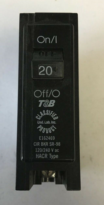 THOMAS & BETTS TB120C CIRCUIT BREAKER 120/240VAC ***LOTOF4***