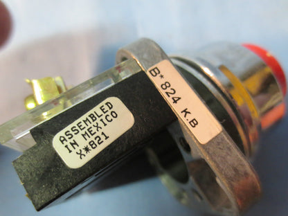 FURNAS / SIEMENS 52PA8B2 PUSH BUTTON, RED, Ser. F
