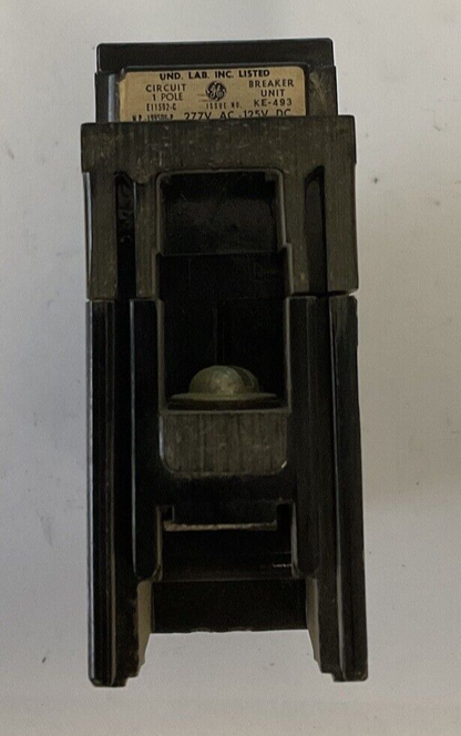 GENERAL ELECTRIC TEF113020 CIRCUIT BREAKER 20A 1POLE 277VAC 125VDC ***LOTOF2***