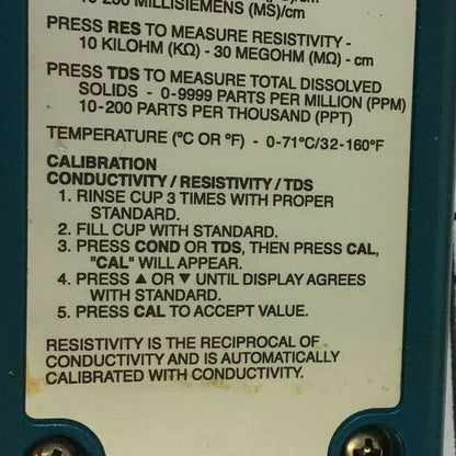 MYRON L COMPANY UNLTRAMETER II4P WATER INSTRUMENT