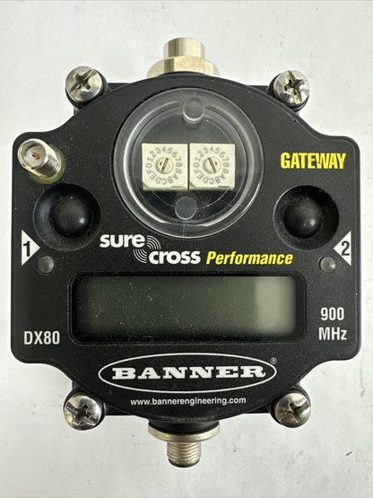 BANNER DX80P9T6S-P GATEWAY SURE CROSS PERFORMANCE 900MHz