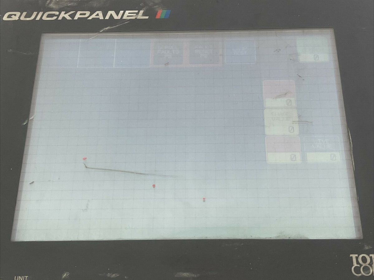 TOTAL CONTROL QPI21100S2P QUICK PANEL 10.5" TOUCH SCREEN 120VAC QPI-MBP-201-G