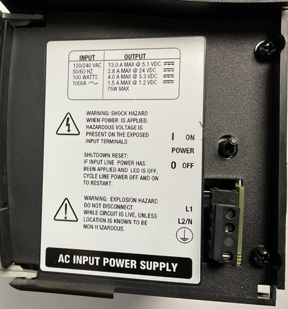 ALLEN BRADLEY 1756-PA75/B AC POWER SUPPLY