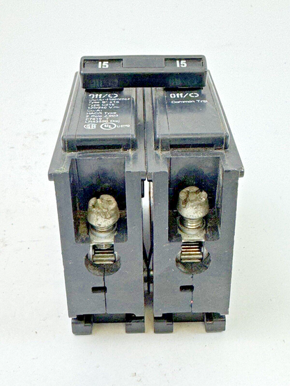 CUTLER-HAMMER / EATON - BR215 - SNAP-IN CIRCUIT BREAKER - 2 POLE/15A/240 VAC