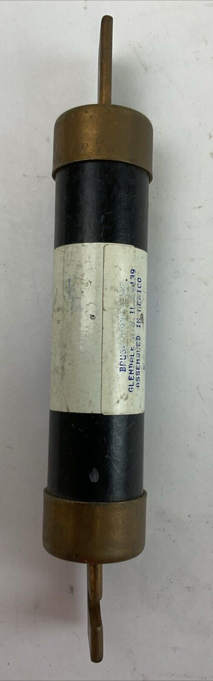 BRUSH ECSR200 DUAL ELEMENT CURRENT LIMITING TIME DELAY FUSE 600VAC 200AMP