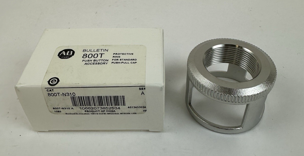 ALLEN BRADLEY 800T-N310 /SERIES A BULLETIN PUSH BUTTON PROTECTIVE RING LOT OF 3