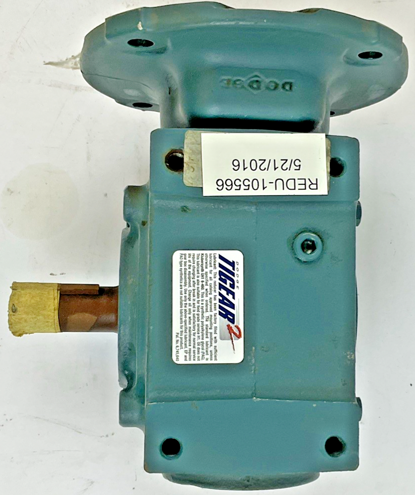 DODGE TIGEAR 20Q0SR14 GEAR REDUCER 05:1 1750RPM
