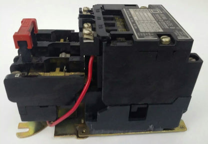 SQUARE D  CLASS 8536, TYPE SB0-2,STARTER, 3PH,600V,20A,5HP,SIZE 0,120V COIL,USED
