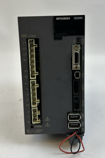 MITSUBISHI MELSERVO-J3 MR-J3-200BS4 AC SERVO DRIVE 3 PHASE 2kW 380-480V 50-60Hz