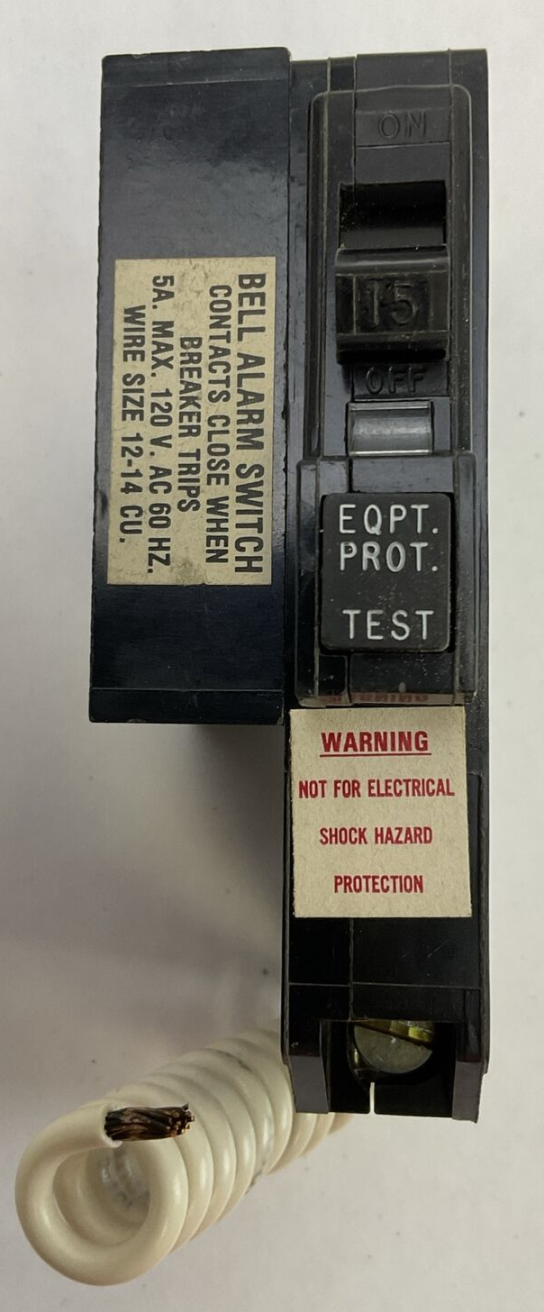 SQUARE D QOB115EPD2100 15AMP 120/240VAC 1POLE