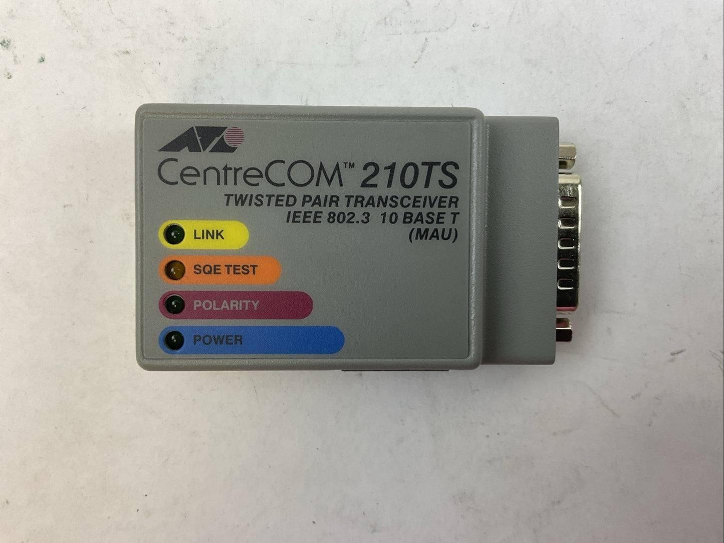ALLIED TELESYN 990-01010-07 AT-210TS-07D CENTRECOM 210TS TWISTED PAIR TRANSCEIVE