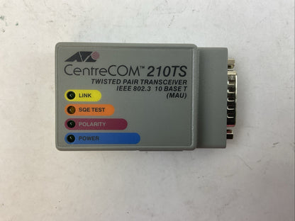 ALLIED TELESYN 990-01010-07 AT-210TS-07D CENTRECOM 210TS TWISTED PAIR TRANSCEIVE