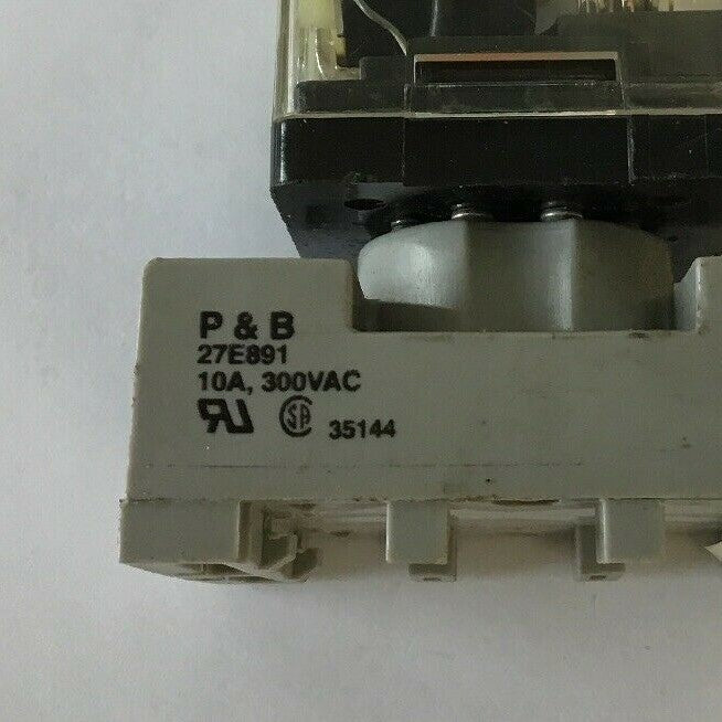POTTER & BRUMFIELD KRPA-11AG-24 24V RELAY W/ 27E891 10A, 300VAC BASE