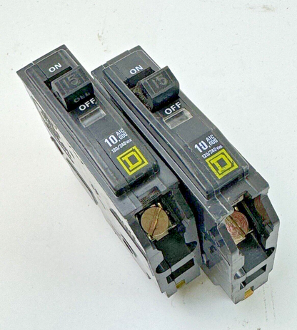 SQUARE D *LOT OF 2* - QO115 - STAB-LOK CIRCUIT BREAKERS - 1 POLE/240VAC/15A -NEW