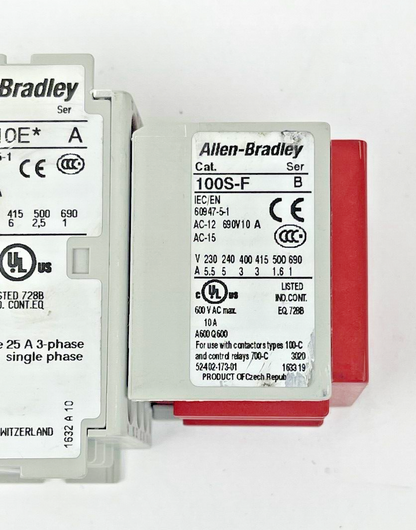 ALLEN BRADLEY 700S-CF620EJC  SER.A GUARDMASTER SAFETY RELAY  24V DC