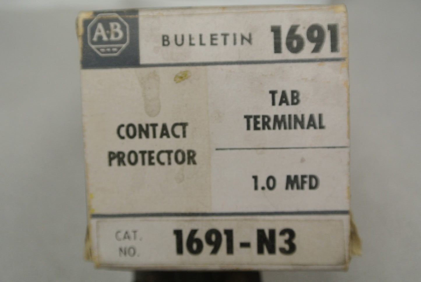 ALLEN-BRADLEY 1691-N3 CONTACT PROTECTOR / SURGE SUPPRESSOR 1.0 mfd / NEW SURPLUS