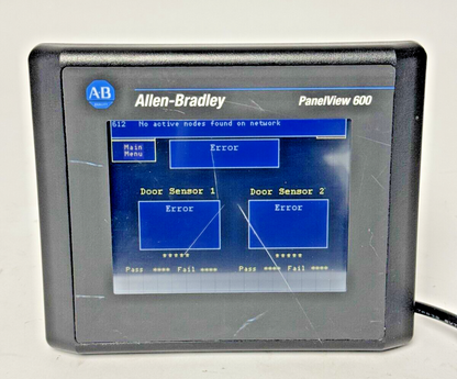 ALLEN-BRADLEY - 2711-T6C9L1 SER. B FRN: 4.46 - PANELVIEW 600 - 6" TOUCHSCREEN