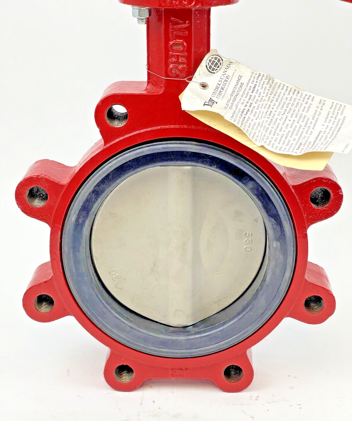 BRAY 50-0406-12610-532 VALVE STATUS MON/ 20-0600-92801 - 6" BV/MANUAL HANDLE