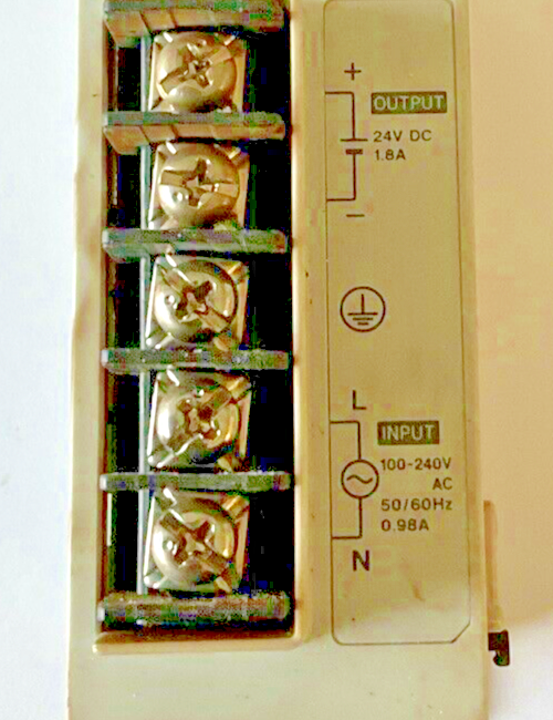 KEYENCE SL-U2 POWER SUPPLY MODULE 240VAC 50/60HZ 0.98A 24VDC