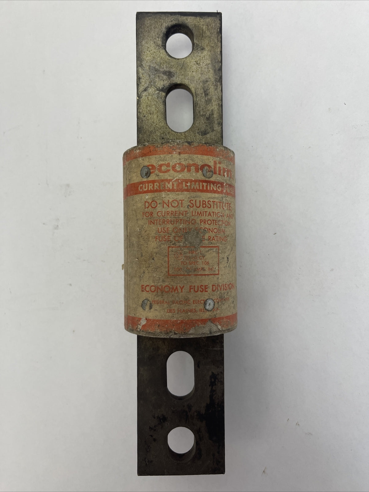 ECONOLIM LCL1000 CURRENT LIMITING FUSE 600VAC 1000AMP CLASS L