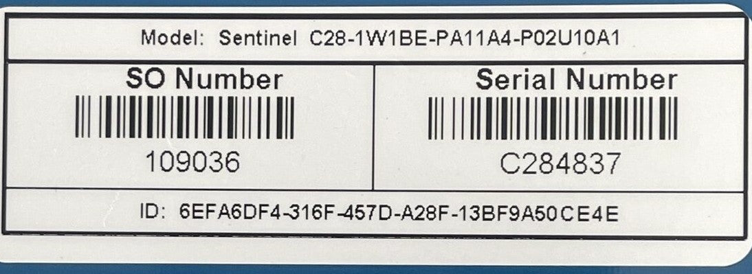 CTS CINCINNATI TEST SYSTEMS C28-1W1BE-PA11A4-P02U10A1 SUPPLY 120VAC I/O 24VDC