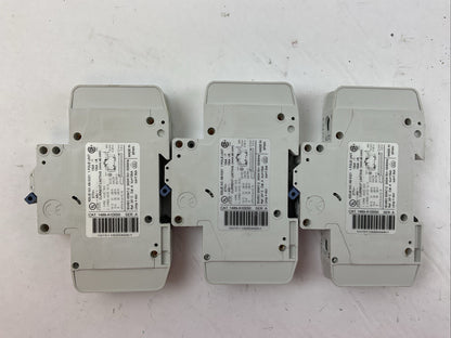 ALLEN BRADLEY 1489-A1D050 SER A CIRCUIT BREAKER 277VAC 48VDC 5AMP (LOT OF 3)
