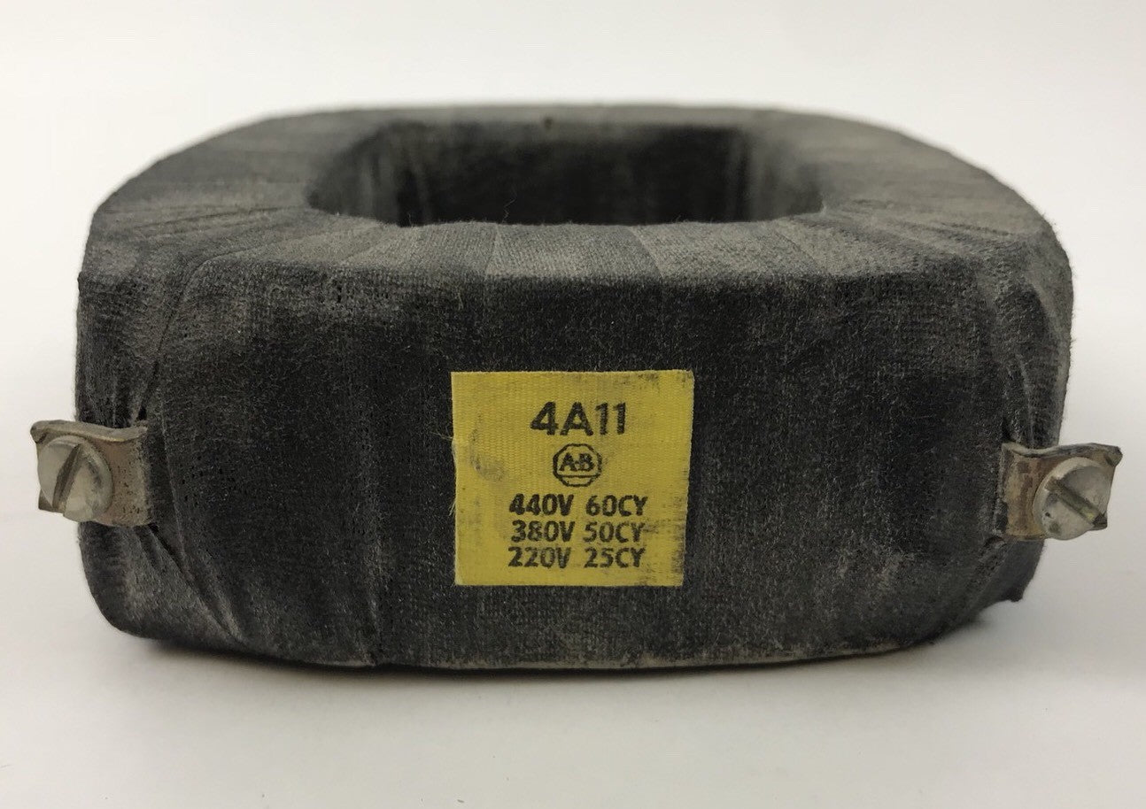 ALLEN BRADLEY 4A-11, 4A11, COIL, 480V@60HZ, 380V@50HZ, 220V@25HZ, USED