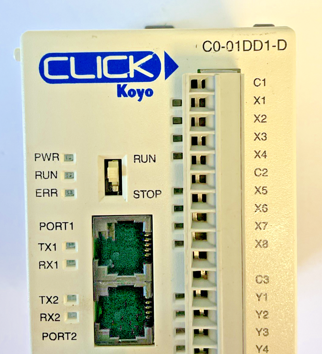 KOYO C0-01DD1-D PLC MODULE AUTOMATION DIRECT  24VDC 20W CLICK