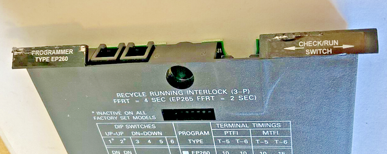 FIREYE EP260 PROGRAMMER MODULE -EP2601