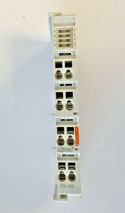 WAGO 750-655 OUTPUT MODULE 8 CHANNEL  24VDC