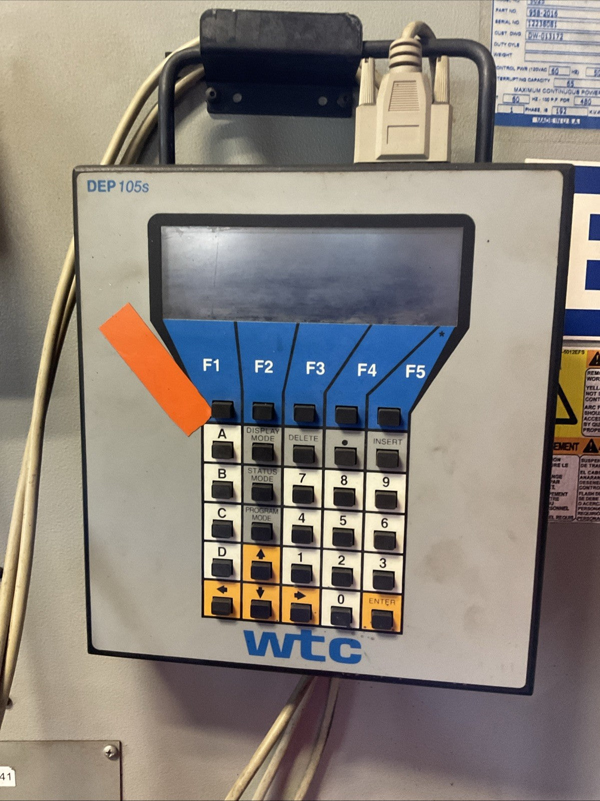 WTC MED WELD 5000S AC WELDING CONTROL 5025 958-2016 QUARTECH 2800 T2535153S