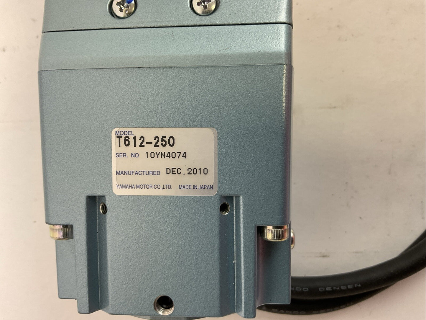YAMAHA T612-250 TYPE T SINGLE AXIS ROBOT