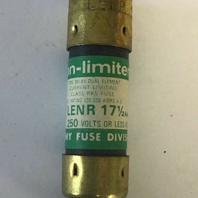ECONOMY LENR 17-1/2 FUSE CLASS RK5 ECON-LIMITER 250VAC 17-1/2A ***LOTOF10***