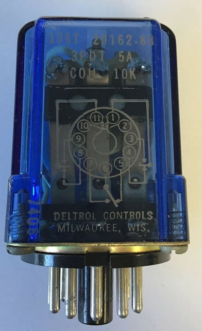 DELTROL CONTROLS 20162-83 RELAYS 105T 3PDT 10K 5A***LOTOF2***