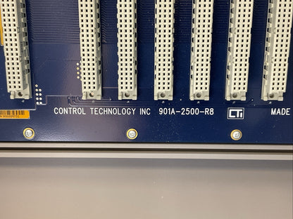 CONTROL TECHNOLOGY INC 901A-2500-R8 I/O MODULE BASE RACK 8 SLOT