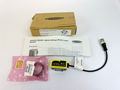 BANNER QS30LDLQPMA HIGH PERFORMANCE LONG RANGE LASER SENSOR 30VDC
