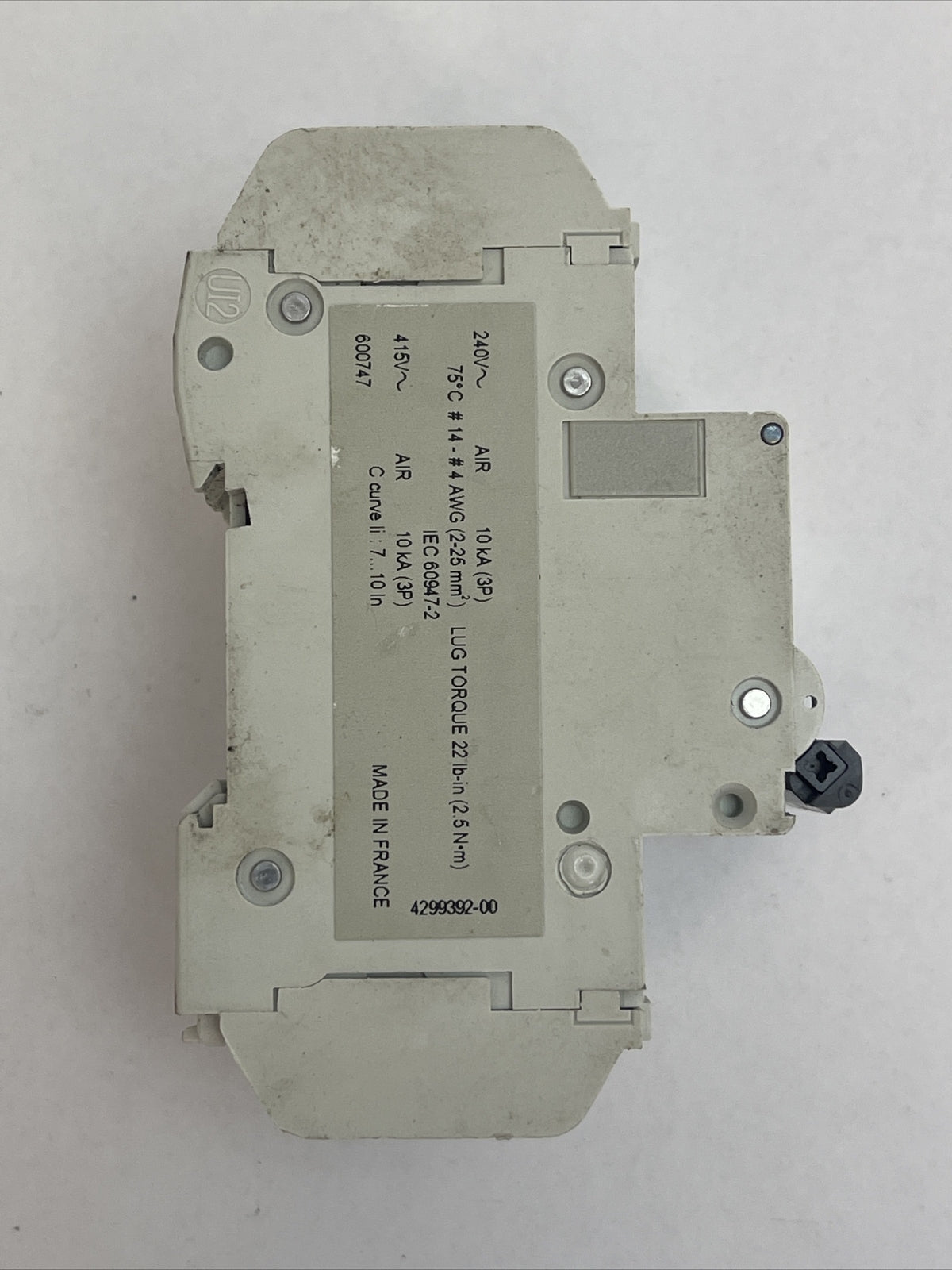 MERLIN GERIN 60180 MULTI9 C60 CIRCUIT BREAKER C 20A 240VAC 3POLE