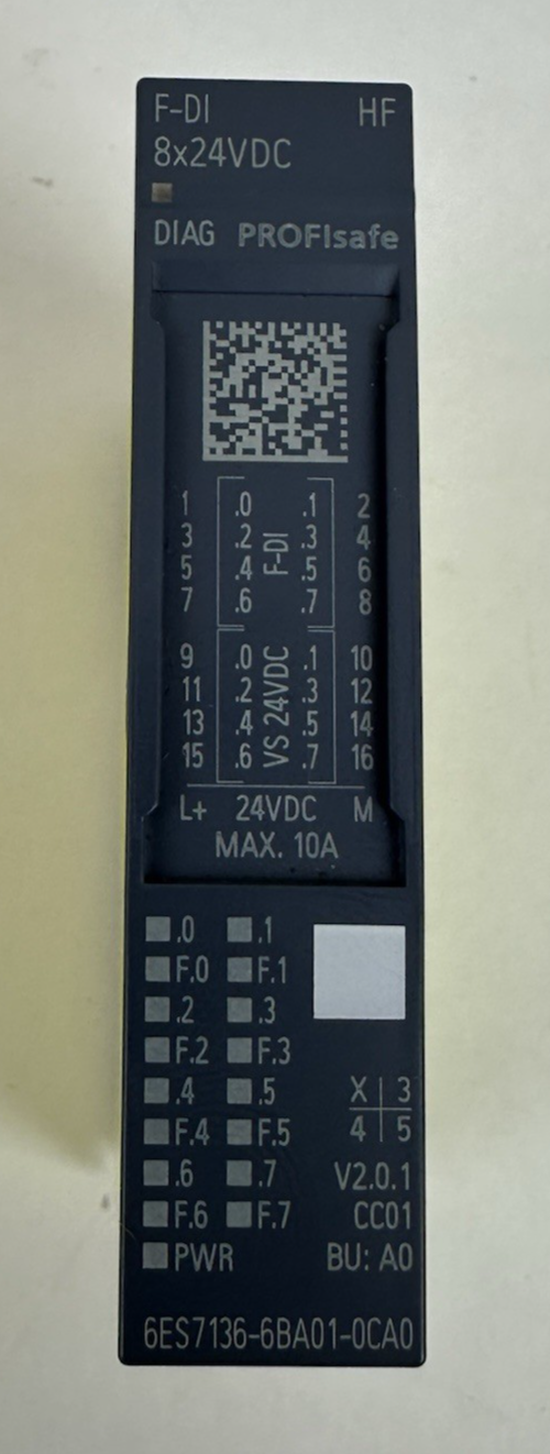 SIEMENS 6ES7 136-6BA01-0CA0 SIMATIC DIGITAL INPUT MODULE 24VDC SIMATIC ET 200SP