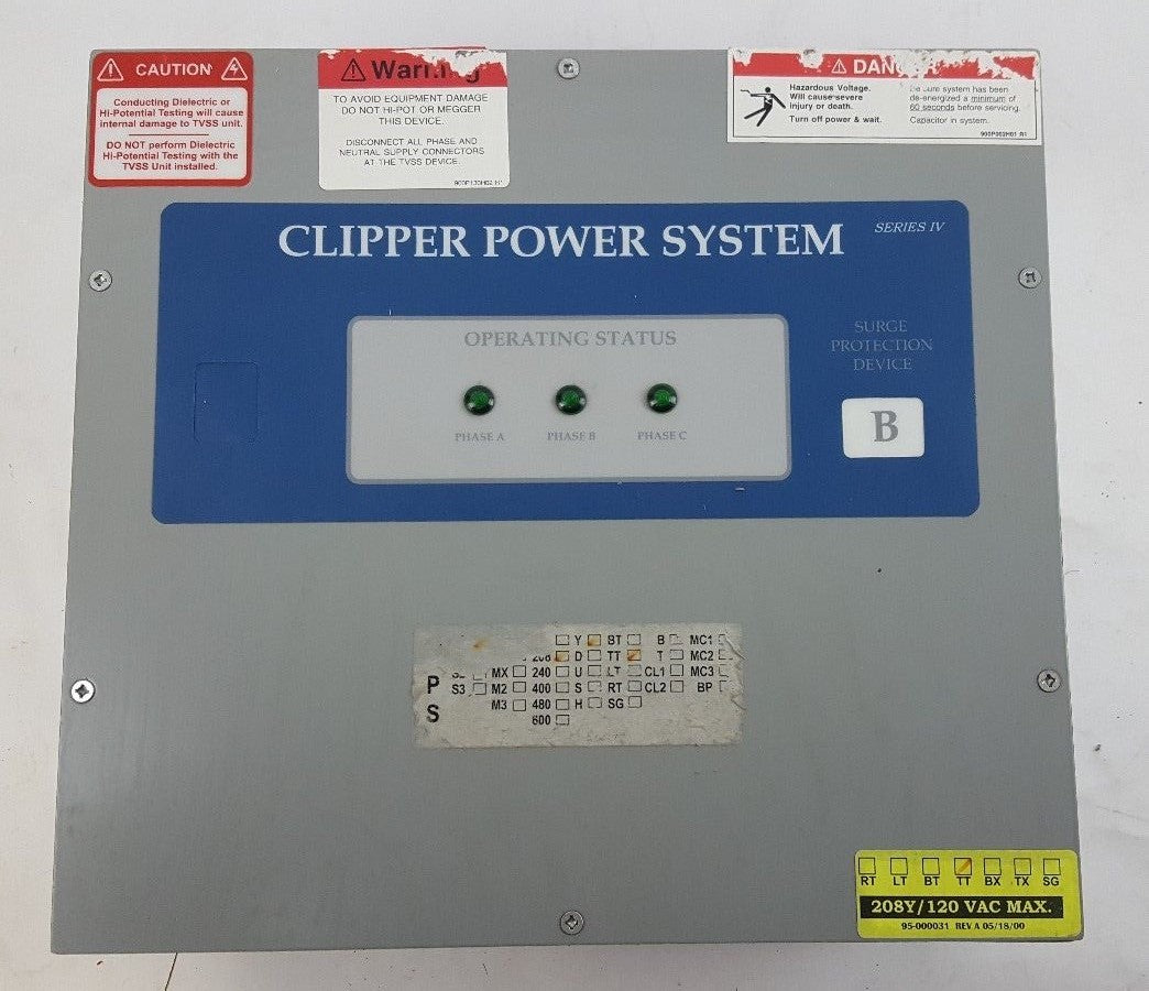 Cutler Hammer Clipper Power System CPSBX208YBTT
