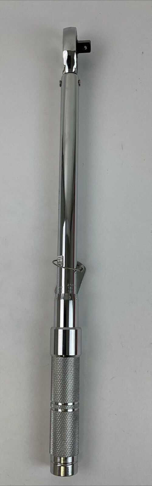 PROTO J6016C 1/2" DRIVE 30-150 FT-LB RACHETING HEAD MICROMETER TORQUE WRENCH