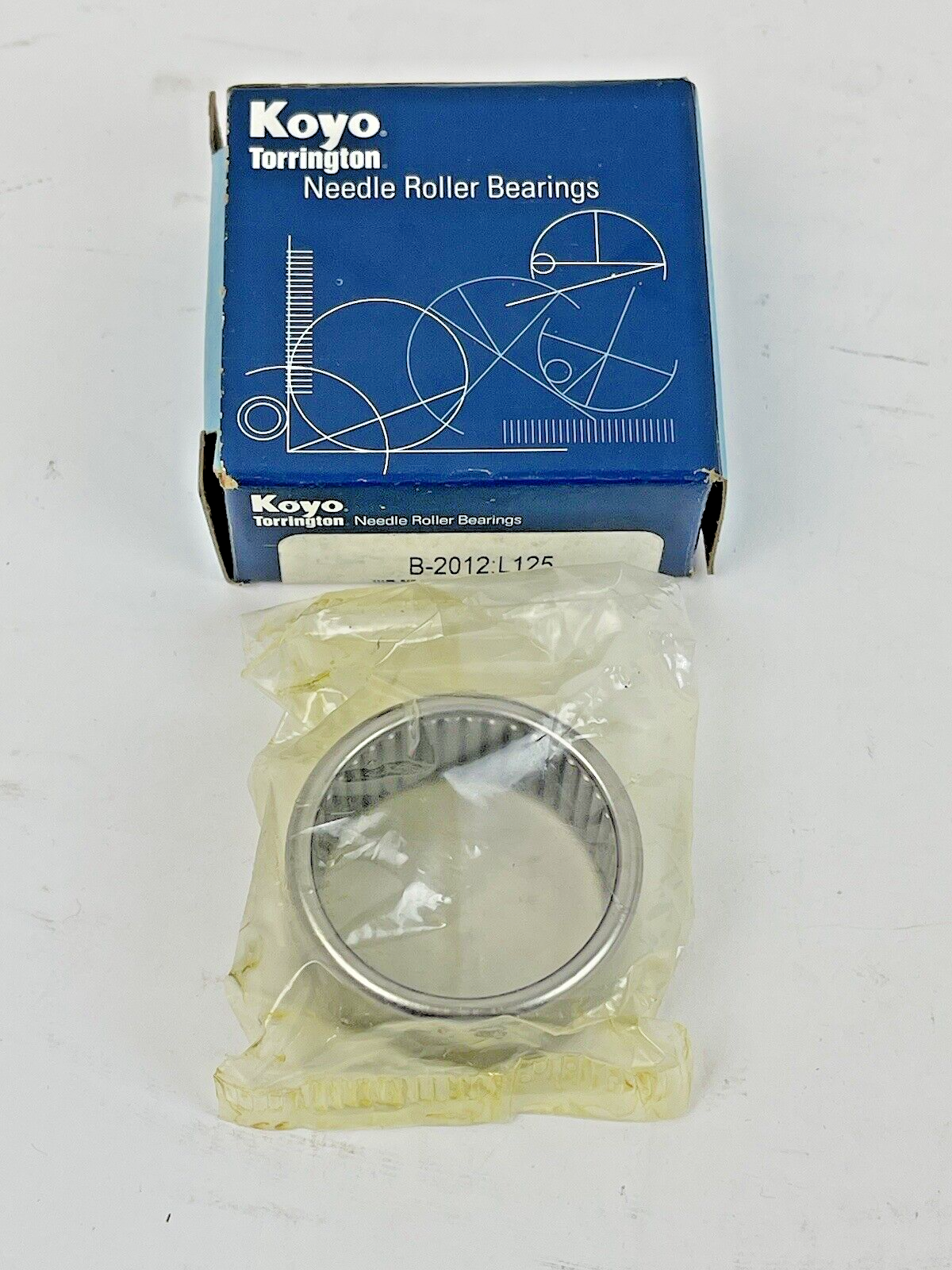 KOYO - B-2012 - Needle Roller Bearing - B-2012;L125- 1-1/4 in Bore, 1- 1/2 in OD